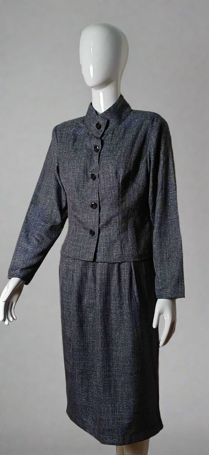 Charcoal Gray Suit Dress for Women