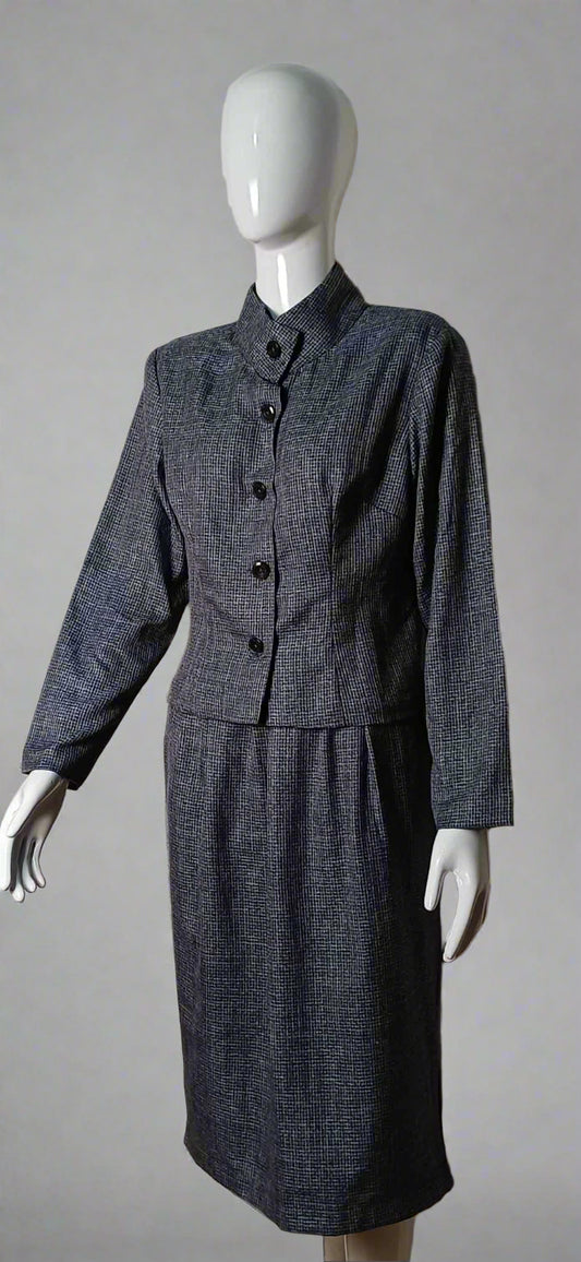 Charcoal Gray Suit Dress for Women